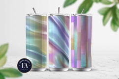 Holographic Pastel Digital Paper, Iridescent Texture Product Image 2