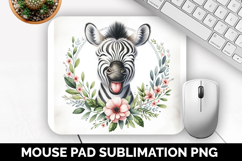 Cute Animals Mouse Pad Bundle, Sublimation Mouse Pad PNG Product Image 5