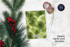 Matcha Green Tea Pattern, Matcha Aesthetic Digital Paper Product Image 4