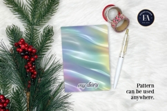 Holographic Pastel Digital Paper, Iridescent Texture Product Image 4