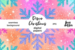 Retro Christmas Snowflake Groovy Disco Pattern Product Image 3