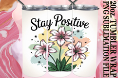 GIFT OF JOYFULNESS 20oz TUMBLER WRAP, Flowers Quote Product Image 1