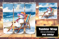 Beachy Frosty Fun: 20oz Sunny Sublimation Product Image 1