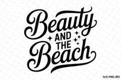 Beauty and the Beach svg | Summer Svg | Svg Cut Files Product Image 1