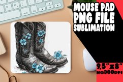 Playful Floral Mousepad Sublimation Print PNG Product Image 1