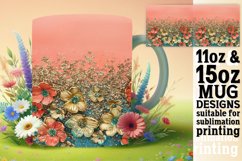 Glittery Flower Leopard Wrap Design Product Image 1