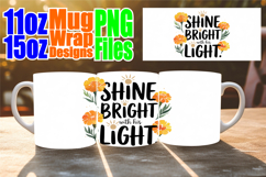Bright smiles 11oz 15oz mug wrap, Christian Product Image 1