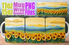 Spring Mug Wrap - Sublimation Scenic Landscape Product Image 1