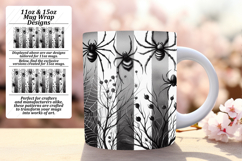 Unique 11oz Mug Wrap Png Artwork , Halloween Product Image 1
