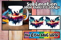 Refreshing spirit 11oz 15oz mug wrap, Animals Art Product Image 1