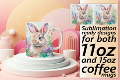 Easter Bunny Elegance: Mug Sublimation Joy Product Image 1