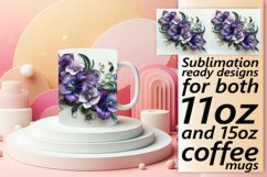 Fresh Blooming Floral 3D Mug Wrap 11oz 15oz Product Image 1