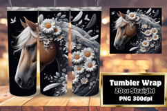 Craft Your Own 20oz Tumbler , Horse Product Image 1