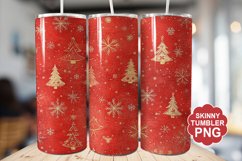 Christmas Red Tumbler | Christmas Tumbler Wrap Product Image 1