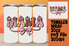 20oz Sublimation Design Download , Mama Product Image 1