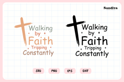 Funny Christian Saying SVG | Tripping Constantly Product Image 3