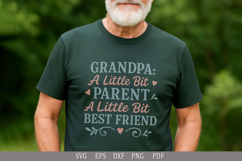 Funny SVG Grandpa Quote Design for T-Shirts and Gifts Product Image 3