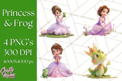 Amethyst Princess Fairy Tale Storybook PNG Clipart Product Image 1