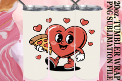 Blissful Reflections 20oz tumbler wrap, Valenines Heart Product Image 1