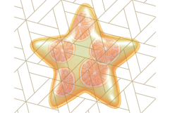 Cute Puffy Star Clipart PNG, 3D Glossy Pastel Stars Clip Art Product Image 5
