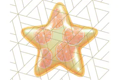 Cute Puffy Star Clipart PNG, 3D Glossy Pastel Stars Clip Art Product Image 5