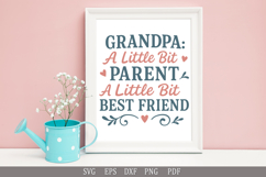 Funny SVG Grandpa Quote Design for T-Shirts and Gifts Product Image 4