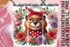 RADIANT EVENINGS 20oz TUMBLER WRAP, Cute Animals Product Image 1