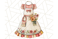 Cottagecore Kitchen Clipart, Vintage Country Floral Kitchen Product Image 2