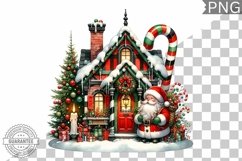 Christmas Santa Sublimation - Clipart PNG Design Product Image 1