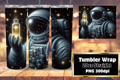 20oz Tumbler Graphics for Every Style , Astronaut Product Image 1