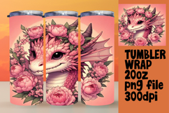 Unique Gift: 20oz Tumbler Design , Dragon Product Image 1