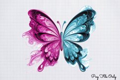 Smoke Butterflies Clipart PNG Product Image 1