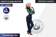 Alpine Winter Sports Fashion and Cabin Clipart PNG Product Image 1