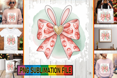 Joyful TSHIRT Designs Art PNG, Easter Bow Product Image 1