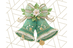 Christmas Clipart, Crafter’s Christmas Paper and Fabric Art Product Image 2