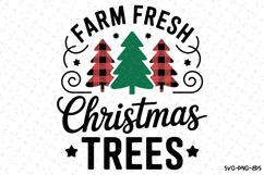 Farm Fresh Christmas Trees Svg | Christmas Svg | Svg File Product Image 1