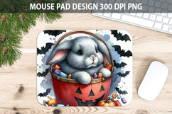 Watercolor Rabbit Mouse Pad Sublimation - Animal PNG Product Image 1