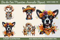 Da de Los Muertos Animals PNG Product Image 1