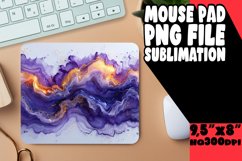 Unique 3D Marble Flower Mouse Pad Design Product Image 1