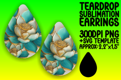 Lovely Teardrop Design for Creative Projects , 3D Flower Product Image 1