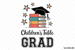 Children&#039;s Table Grad Svg | Halloween Svg | Svg Cut Files Product Image 1