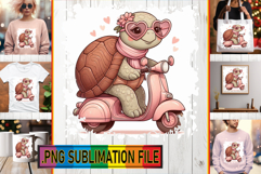 Cheerful TSHIRT Designs Magic PNG, Turtle Product Image 1