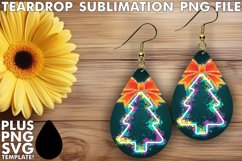 Sweet Teardrop Earrings Gift Ideas, Neon Xmas Product Image 1