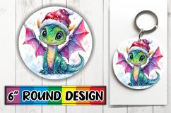 Gorgeous Circle Design for Sublimation , Holiday Animals Product Image 1