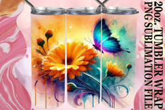 JOYFUL GIFT 20oz TUMBLER WRAP, Butterfly Product Image 1