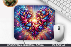 Mouse Pad Sublimation, Valentine Mouse Pad PNG Product Image 1