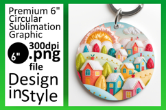 Playful Round Design Car Coaster PNG , Holiday Product Image 1