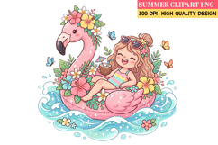 Summer Whimsical Clipart,Summer png,Beach Sublimation png Product Image 1