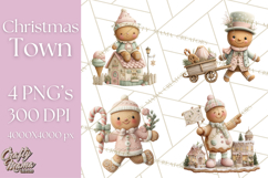 Gingerbread Clipart Christmas Cookie Builders Clip Art PNG Product Image 1