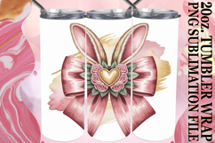 BRIGHT ESCAPES 20oz TUMBLER WRAP, Easter Bow Product Image 1